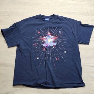VTG Disney Pooh T-Shirt Size XL Eyore Star Bangle Navy